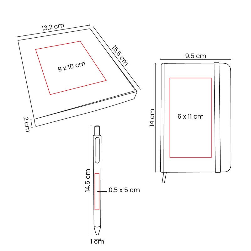 Set de libreta paiven