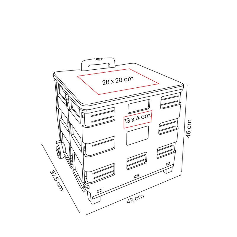Caja carrito halvor