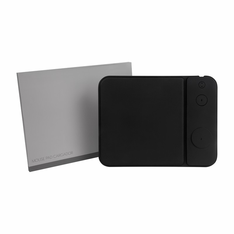 Mouse promocionales pad cargador iskra