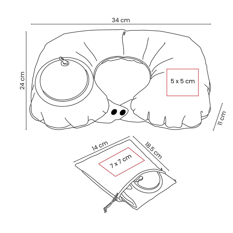 Almohada de viaje  montrel
