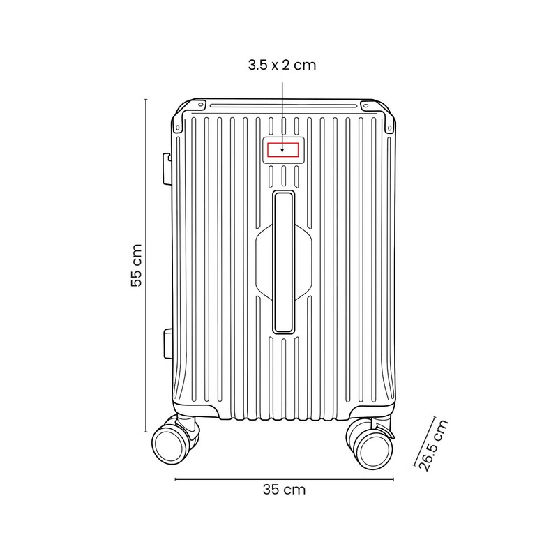 Maleta trolley leed